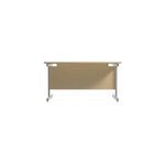 Jemini Rect Desk 1200 Maple/Silver