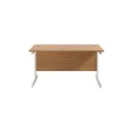 Jemini Single Rect Desk 1400 N/Oak