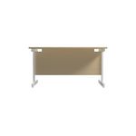 Jemini Single Rect Desk 1400 Maple