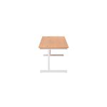 Jemini Single Rect Desk 1600 Beech