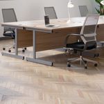 Jemini Single Rect Desk 1800 N/Oak