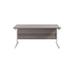 Jemini Single Rect Desk 1800 G/Oak