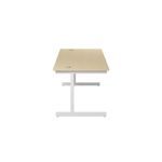 Jemini Single Rect Desk 1800 Maple