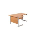Jemini Rdl Lh Cantilever Desk Beech