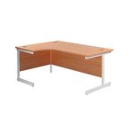 Jemini Rdl Lh Cantilever Desk Beech