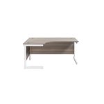 Jemini Rdl Lh Cantilever Desk G/Oak