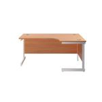 Jemini Rdl Rh Cantilever Desk Beech