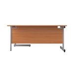 First Radial Rh Desk 1600 Bch/Slv