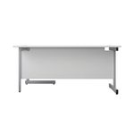 First Radial Rh Desk 1800 White/Slv