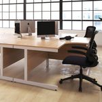 First Rect Desk 1800 Nova Oak/Slv