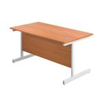 First Rect Desk 1800 Beech/White