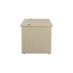 Jemini Rect Panel End Desk Maple