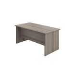 Jemini Rect Panel End Desk Grey Oak