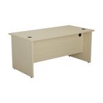 Jemini Rect Panel End Desk Maple