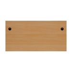 Jemini Rect Panel End Desk Beech