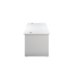 Jemini Rect Panel End Desk White