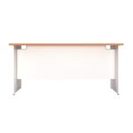 Jemini Rect Panel End Desk Beech/Wht