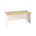 Jemini Rect Panel End Desk Mple/Wht