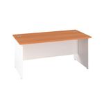Jemini Rect Panel End Desk Beech/Wht