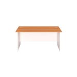 Jemini Rect Panel End Desk Beech/Wht