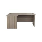 Jemini Rdl Lh Desk Panel Grey Oak