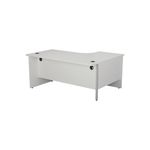 Jemini Rdl Lh Desk Panel White