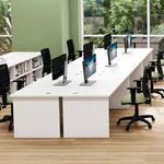 Jemini Rdl Lh Desk Panel White