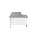 Jemini Switch Rdl Lh Desk Grey Oak