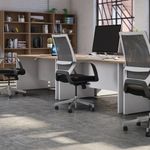Jemini Switch Rdl Lh Desk Grey Oak