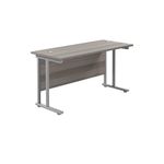 Jemini Rect Cant Desk 1200 G/Oak