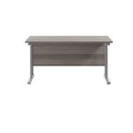 Jemini Rect Cant Desk 1200 G/Oak