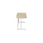Jemini Rect Cant Desk 1400X600 Mple