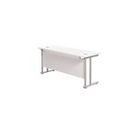 Jemini Rect Cant Desk 1600X600 Wht