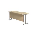 Jemini Rect Cant Desk 1600X600 Mple