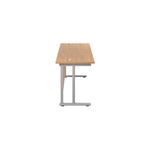 Jemini Rect Cant Desk 1800X600 N/Oak
