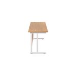 Jemini Rect Cant Desk 1800X600 N/Oak