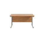 Jemini Rect Cant Desk 1200 N/Oak
