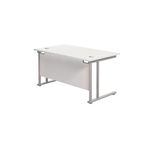 Jemini Rect Cant Desk 1200 Wht