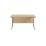 Jemini Rect Cant Desk 1400X800 Mple