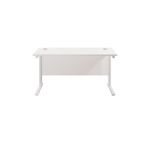 Jemini Rect Cant Desk 1400X800 Wht