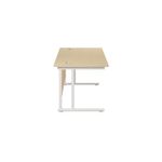 Jemini Rect Cant Desk 1400X800 Mple