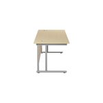 Jemini Rect Cant Desk 1600X800 Mple