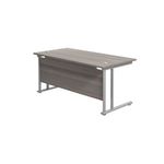 Jemini Rect Cant Desk 1800X800 G/Oak