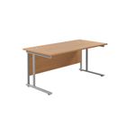 Jemini Rect Cant Desk 1800X800 N/Oak