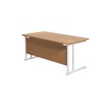 Jemini Rect Cant Desk 1800X800 N/Oak