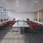 Jemini Rect Cant Desk 1800X800 Wht