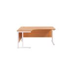 Jemini Rdl Lh Cantilever Desk Beech
