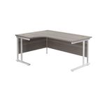 Jemini Rdl Lh Cantilever Desk G/Oak