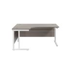 Jemini Rdl Lh Cantilever Desk G/Oak