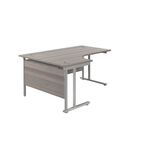 Jemini Rdl Lh Cantilever Desk G/Oak